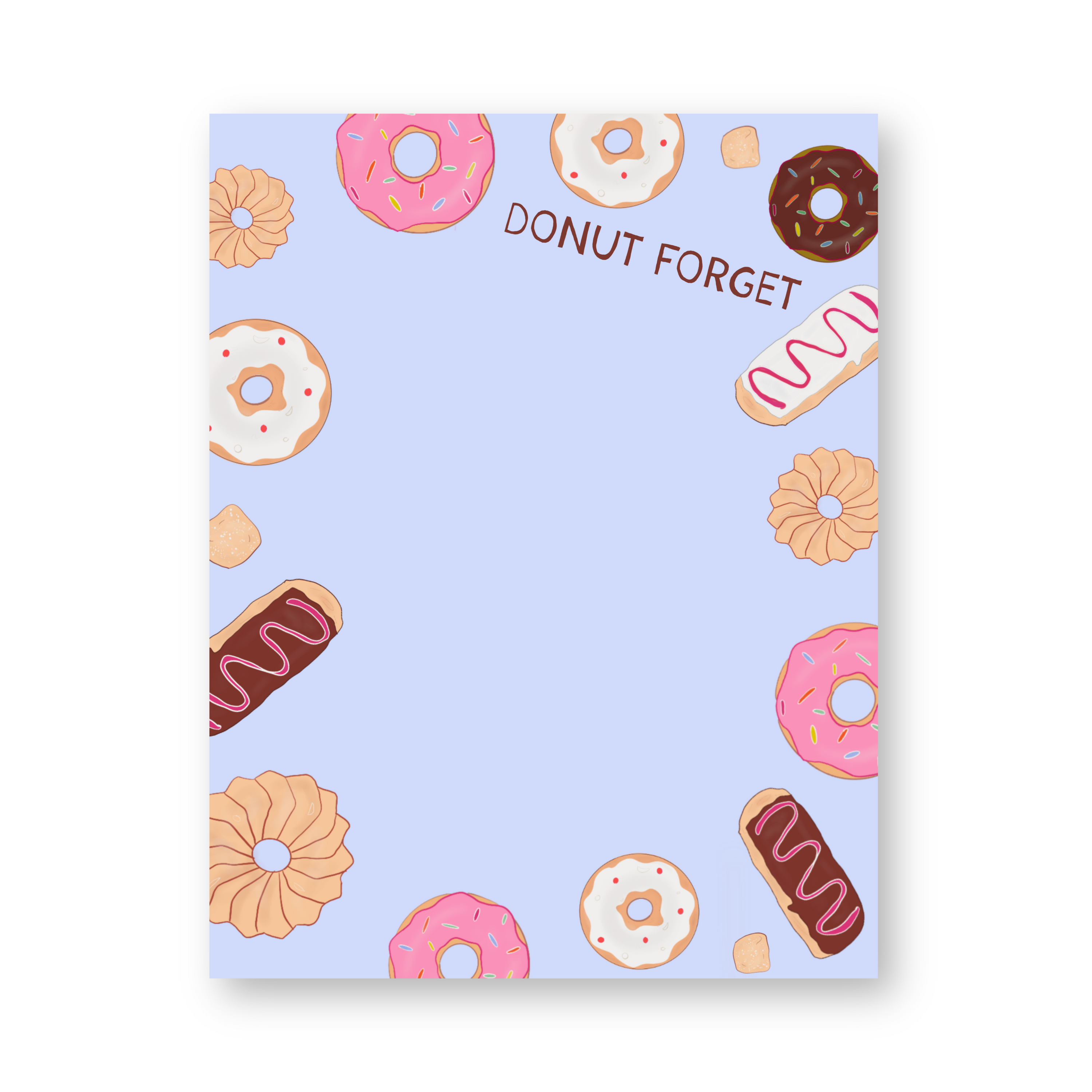 Donut Forget Memo Pad