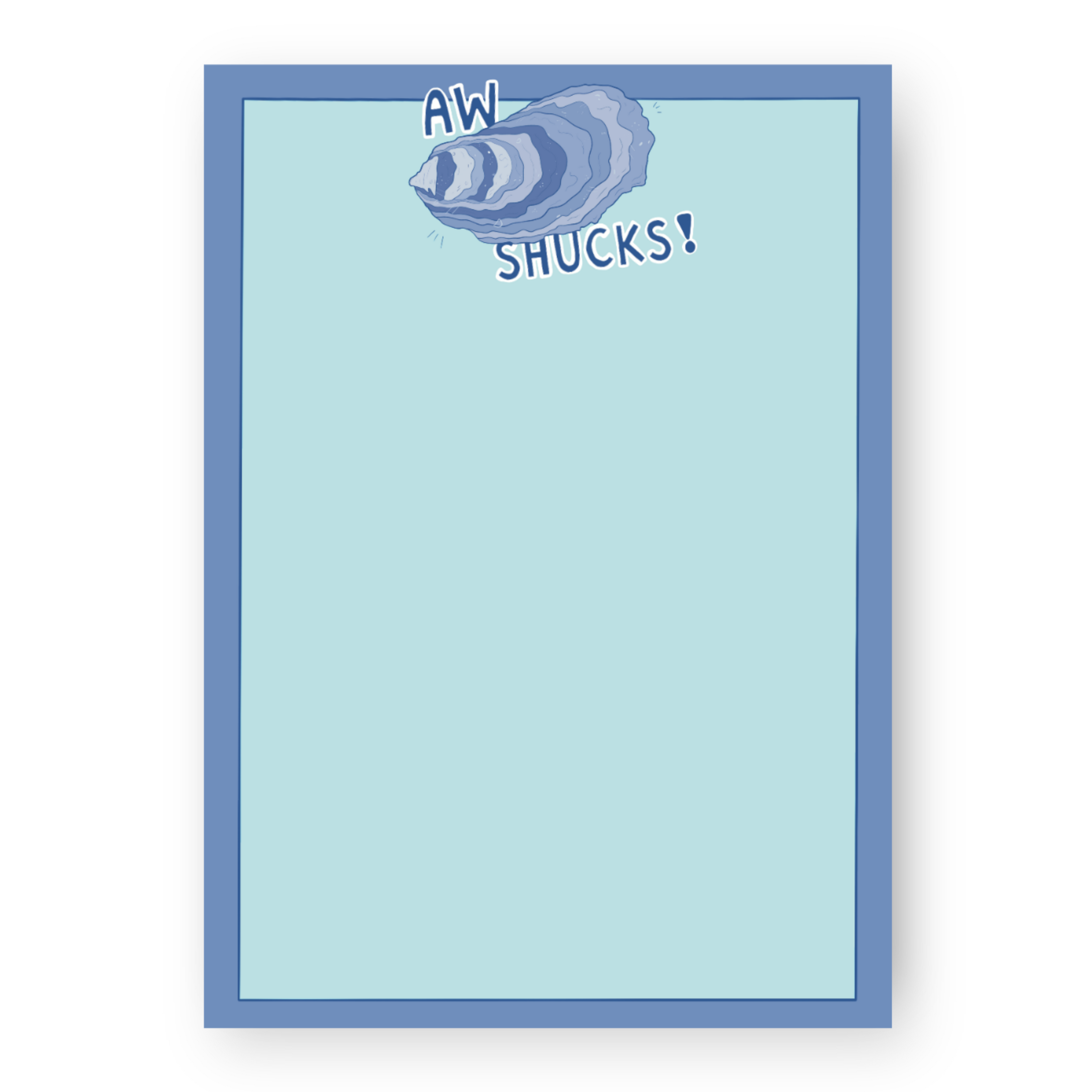 Aw Shucks Oyster Memo Pad