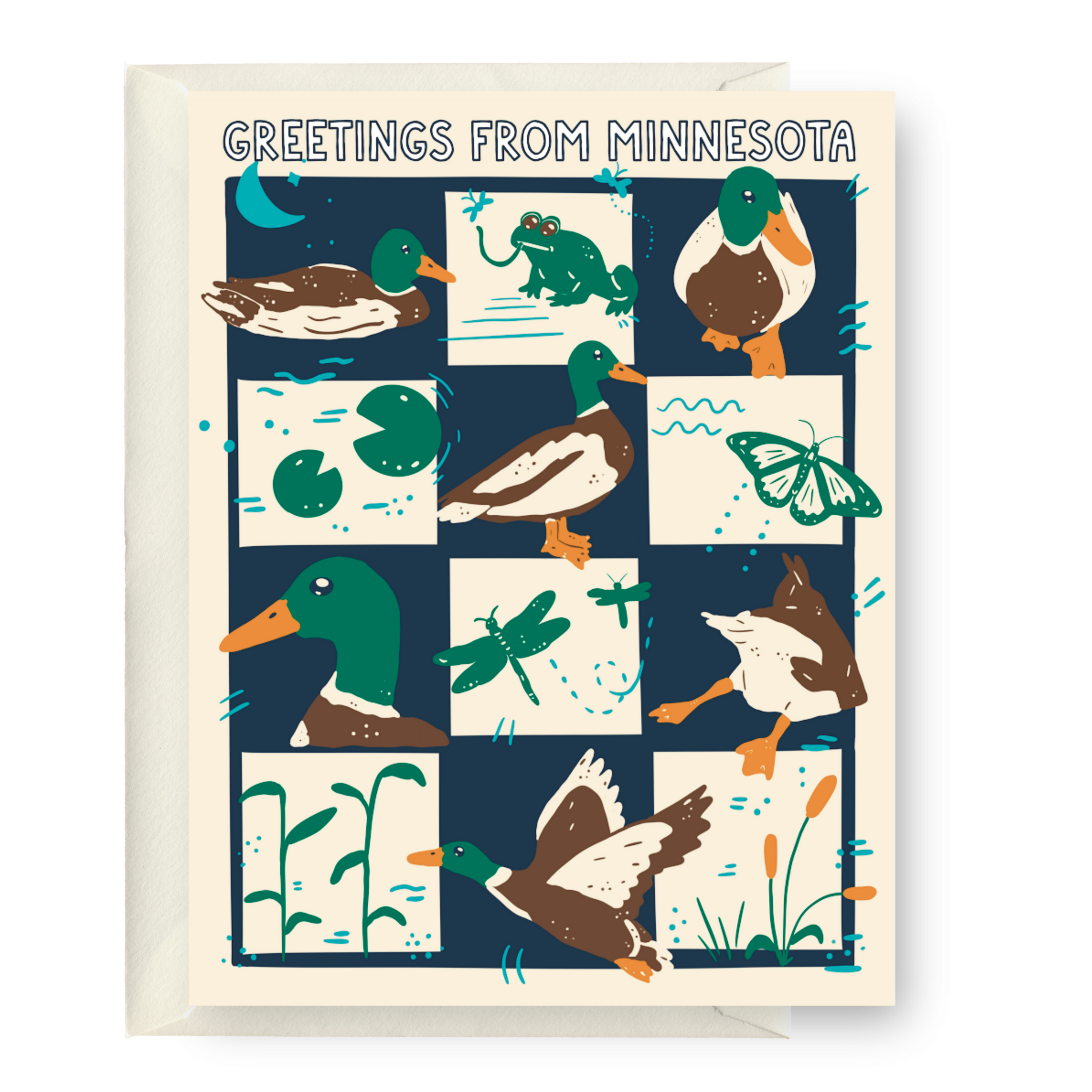 Greetings From Minnesota Card