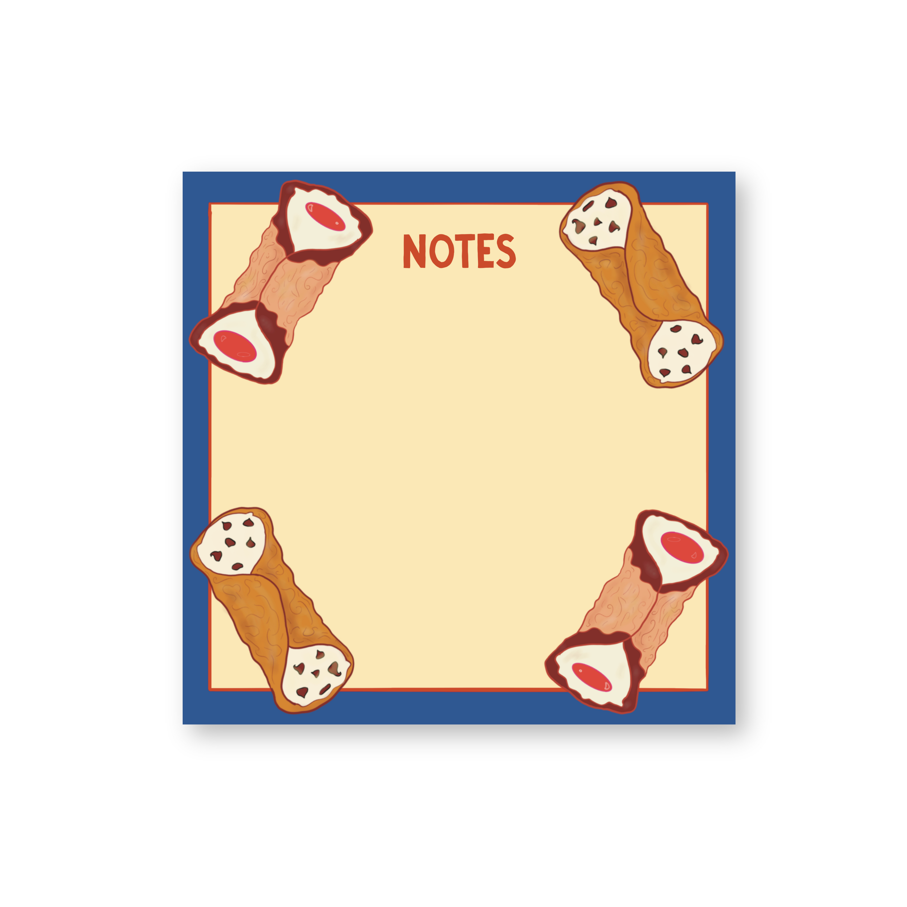 Cannoli Chunky Memo Pad