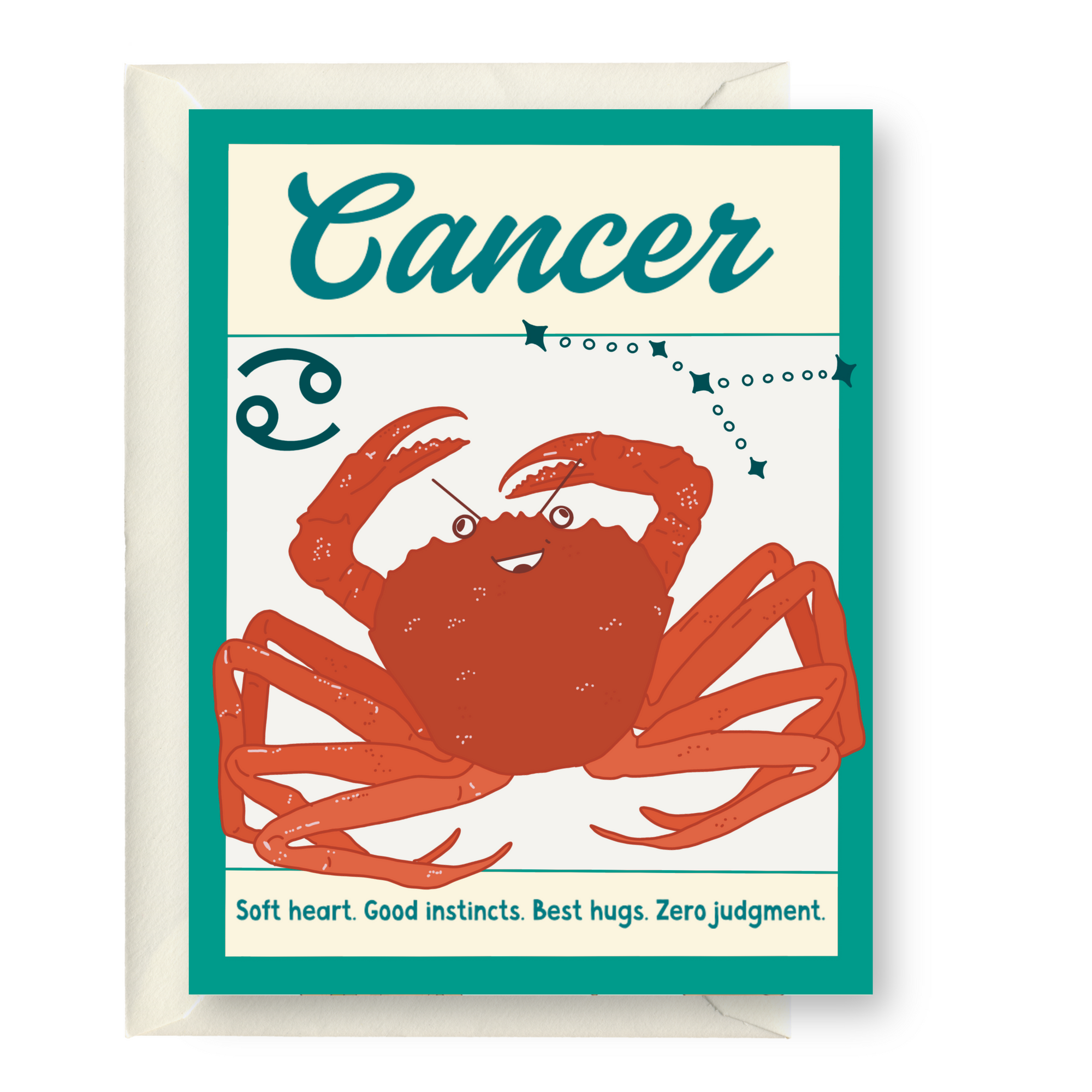 Cancer Zodiac Greeting Card