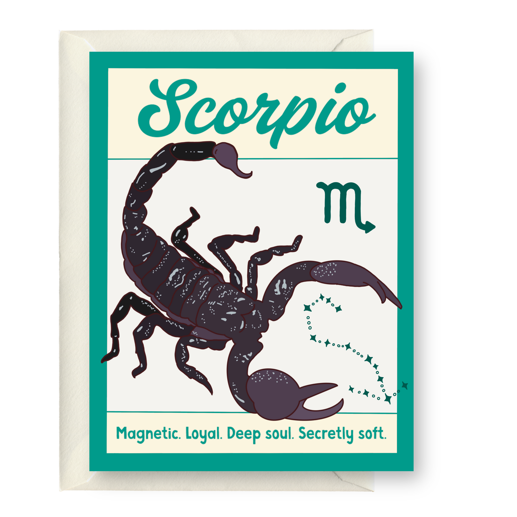 Scorpio Zodiac Greeting Card