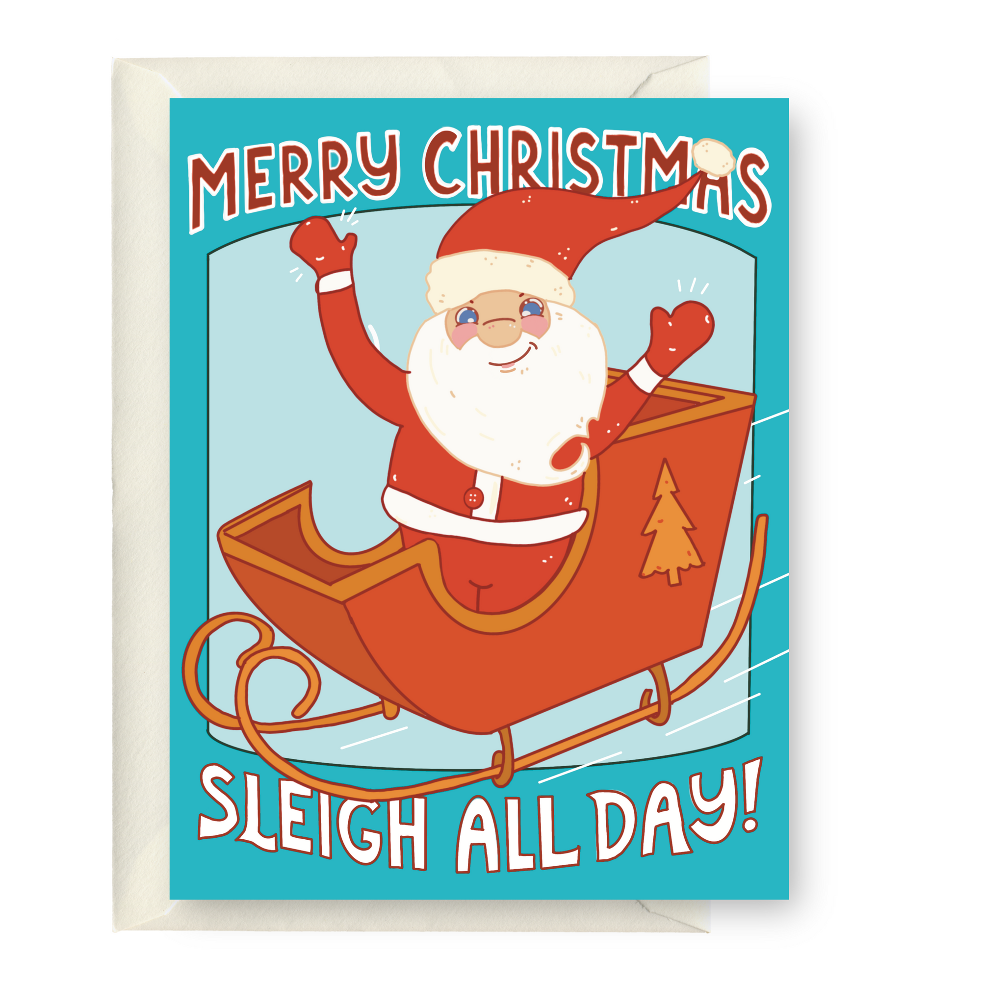 Merry Christmas Sleigh All Day