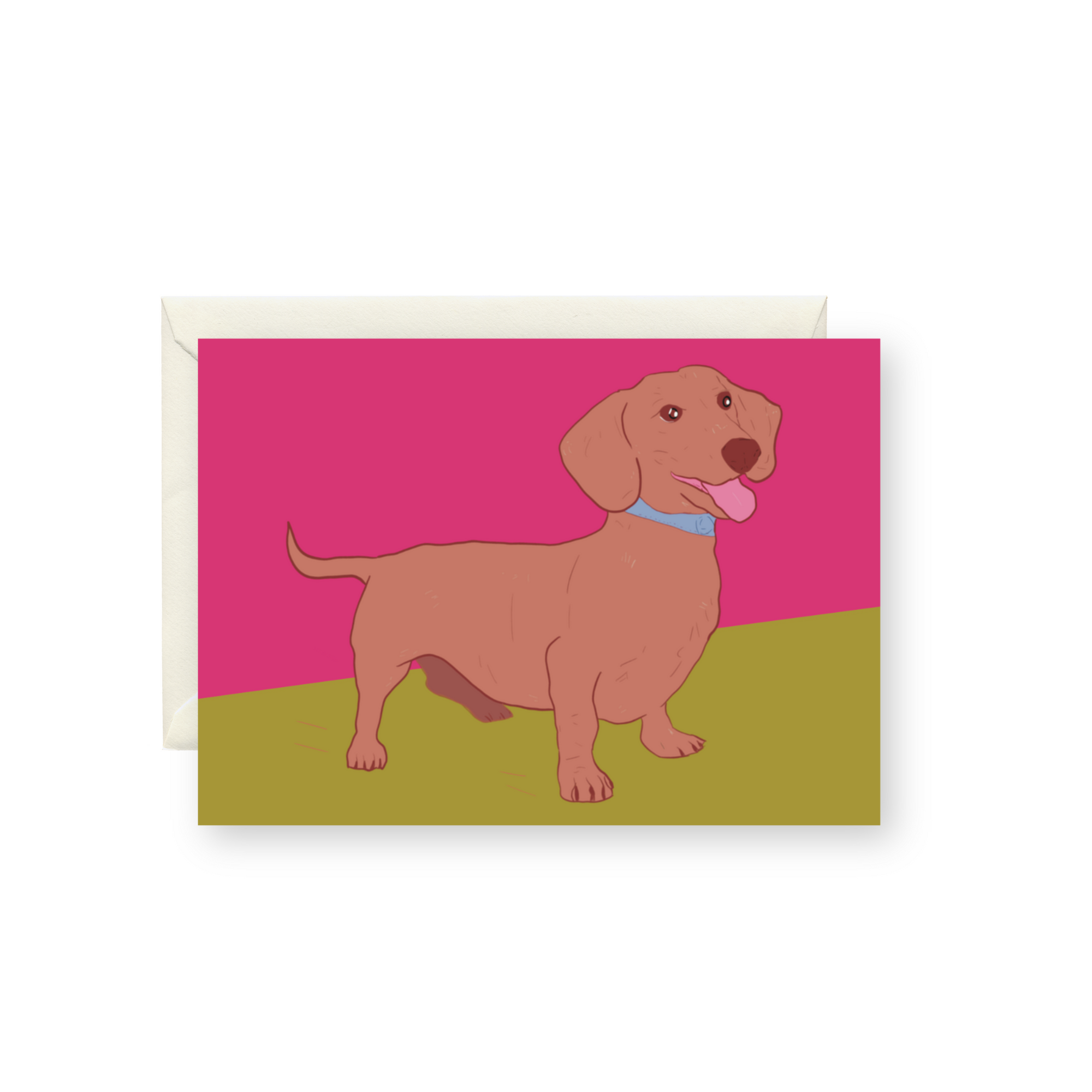 Wiener Dog Mini Card