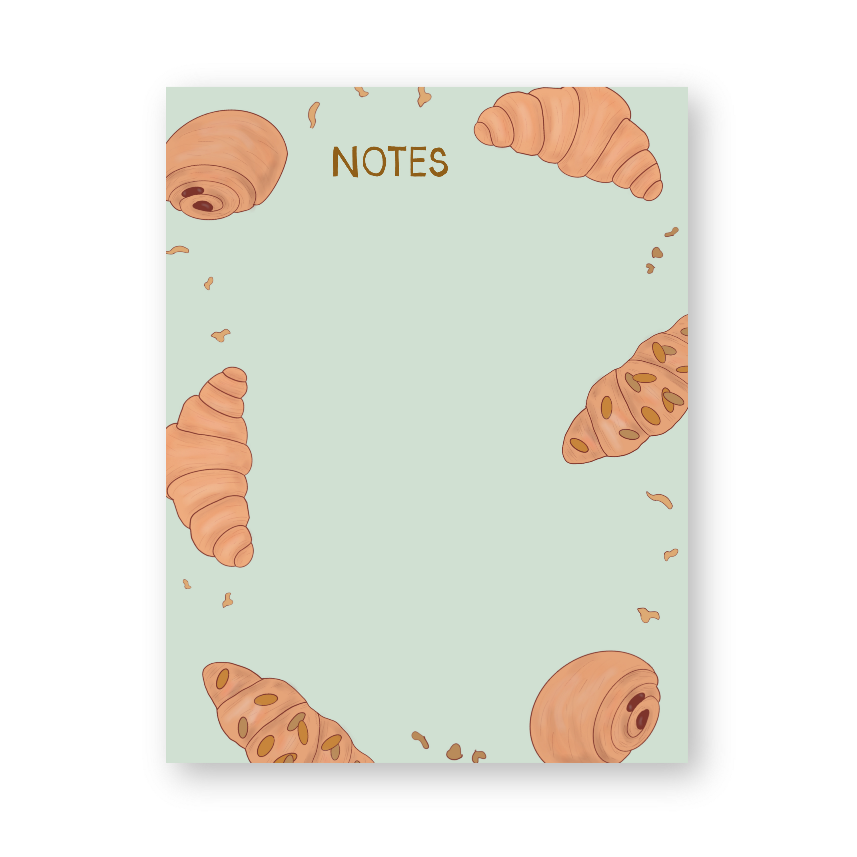 Croissant Memo Pad