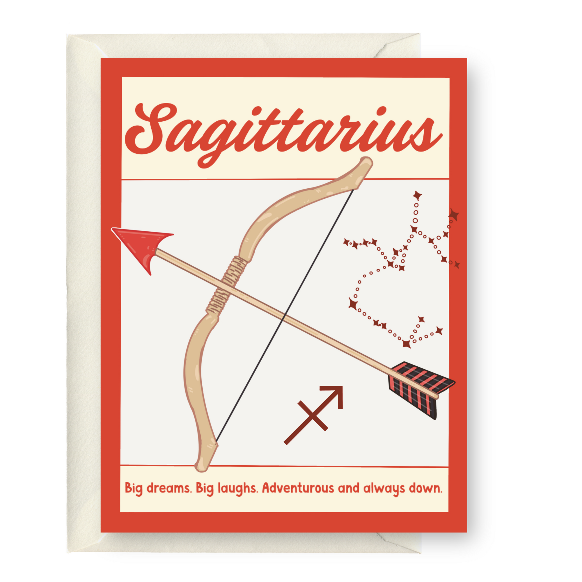 Sagittarius Zodiac Greeting Card