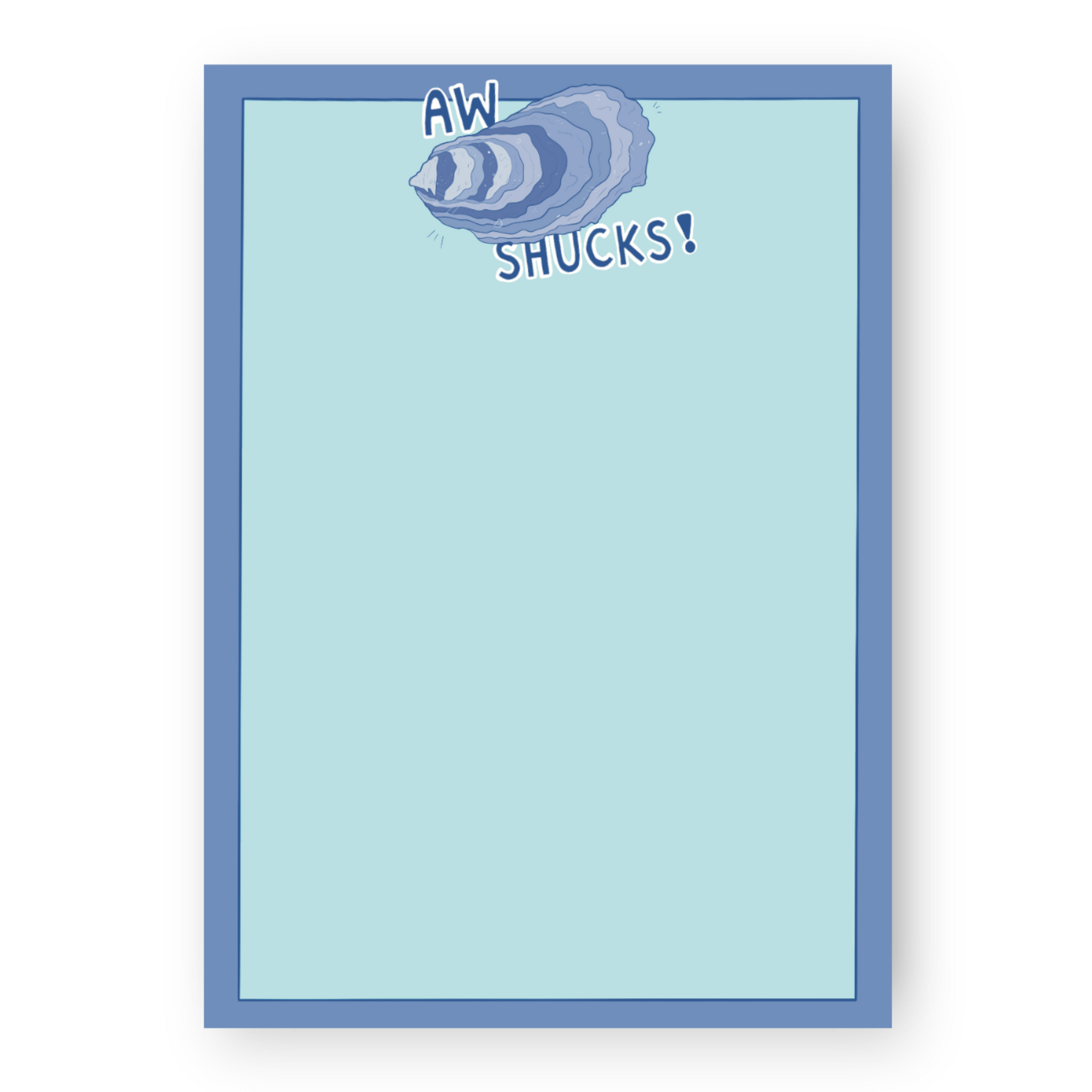 Aw Shucks Oyster Memo Pad
