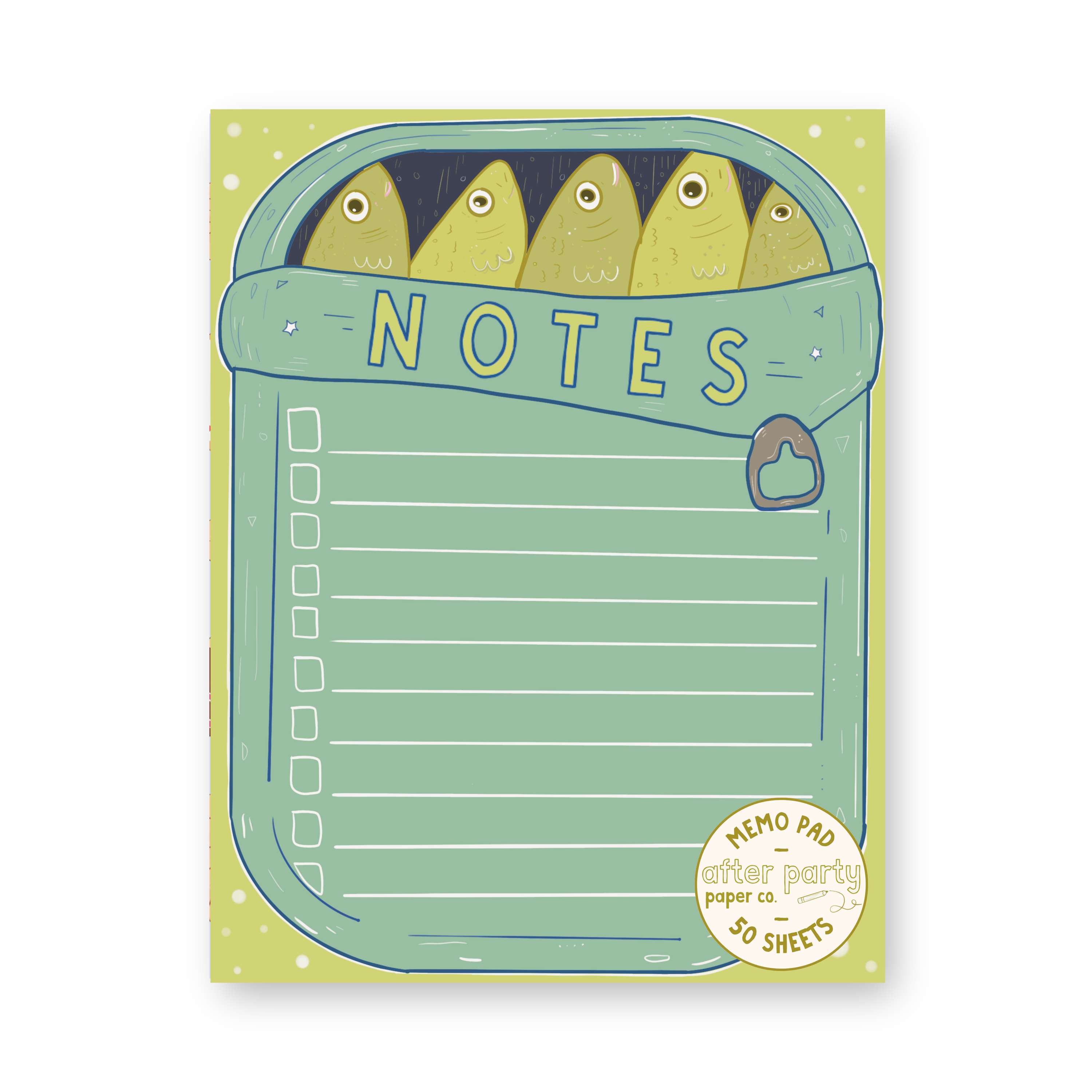 Sardines Memo Pad
