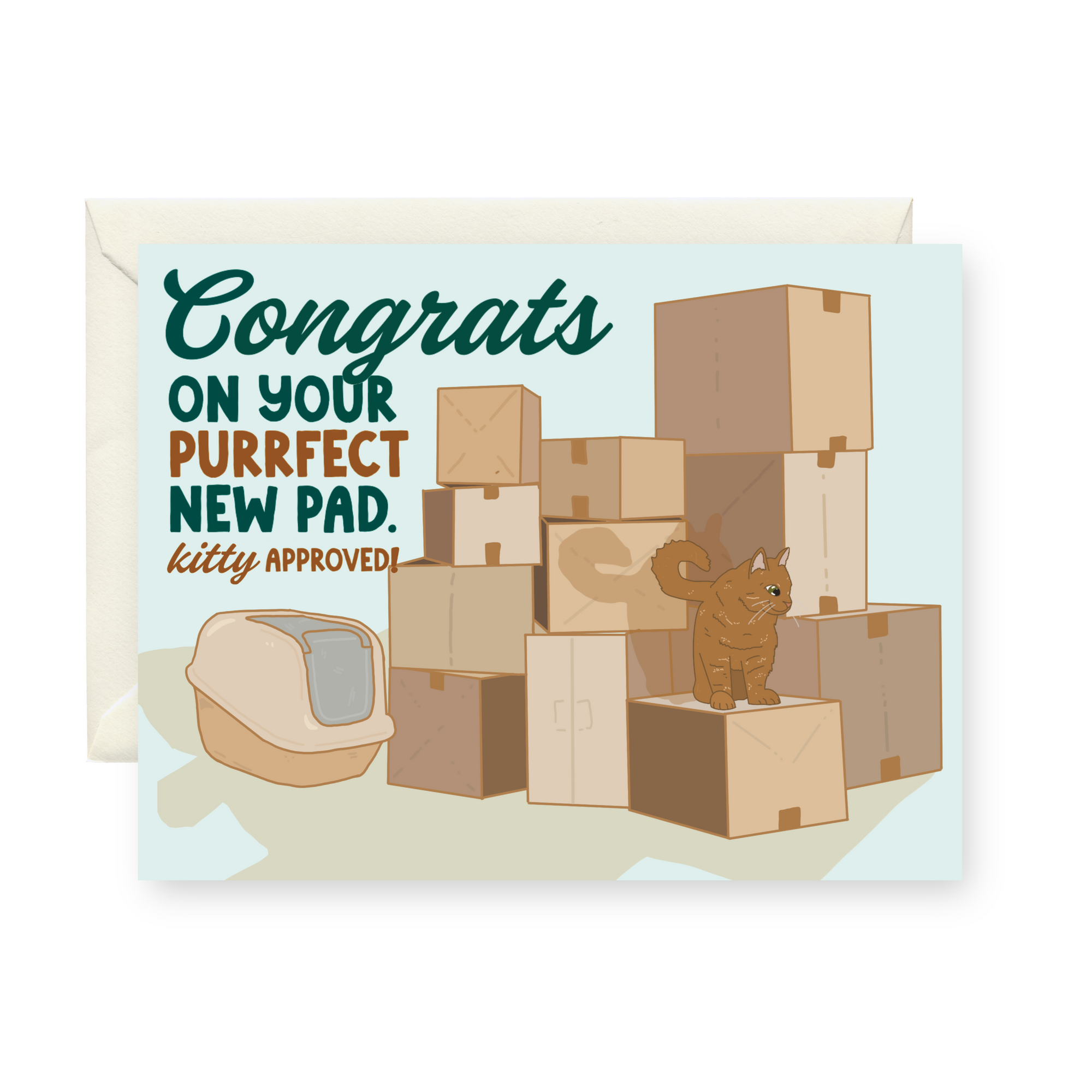 Congrats On Your Purrfect New Pad!