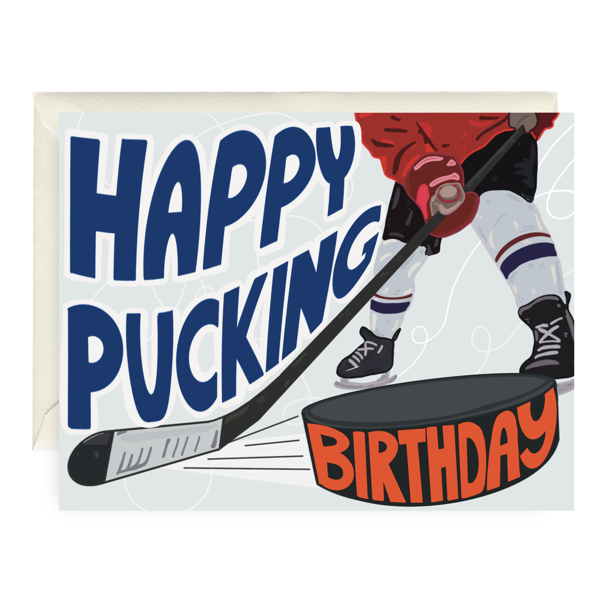 Happy Pucking Birdthday Card
